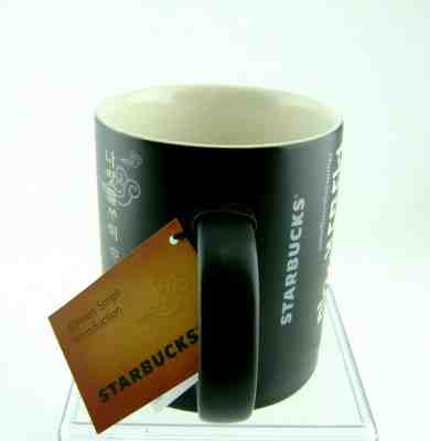Starbucks Hunminjeongeum Korean Script Coffee Mug Cup 2012 Black 14 oz NEW - Sold on eBay Jun, 11th 2019 for $30.00