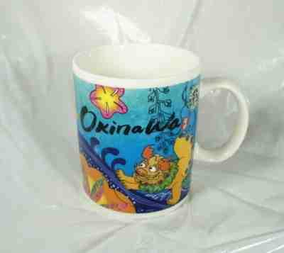 Starbucks Okinawa  Coffee Tea Mug 2015 Made in Japan Souvenir Blue Multicolor - Sold on eBay Jun, 10th 2019 for $16.50