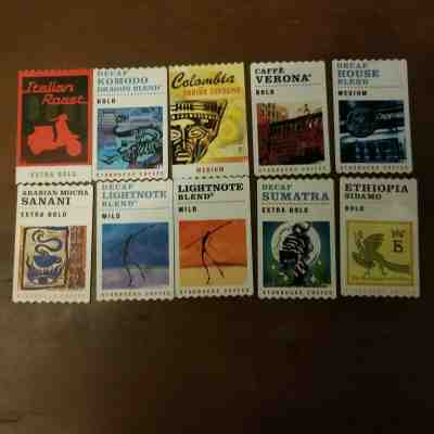 10 Different Rare Retired Starbucks Stickers / Magnets Starbucks magnets.... - Sold on eBay Jun, 10th 2019 for $18.00