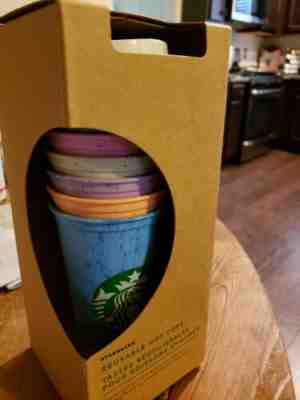 NEW Starbucks 2019 Marble Color HOT Cups- 6 Cups With 6 Lids -NOT color changing - Sold on eBay Jun, 10th 2019 for $20.00