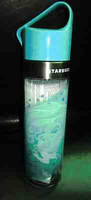 2018 Starbucks Siren  Blue plastic  WATER BOTTLE 20 oz  with sku new retired - Sold on eBay Jun, 10th 2019 for $29.99
