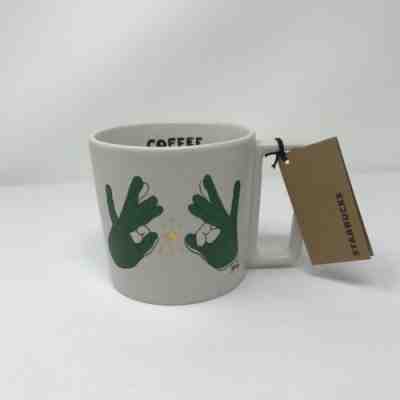 Starbucks ASL Deaf Sign Language Coffee Mug New - Sold on eBay Jun, 10th 2019 for $41.00