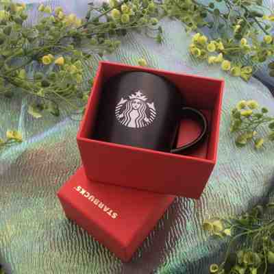 Starbucks Espresso Mug Black 3oz Ceramic Demitasse Cup 2015 Retired w Box - Sold on eBay Jun, 10th 2019 for $19.99