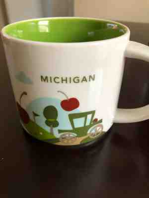 Starbucks MICHIGAN "You Are Here" Collection 14 oz Mug Cup NEW Out of Box - Sold on eBay Jun, 10th 2019 for $19.95