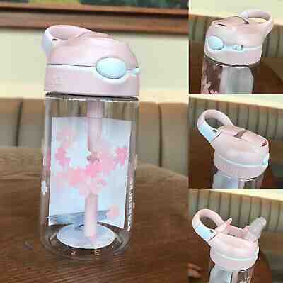 Starbucks Contigo 2019 Sukura Blossom Pink Straw Bottle Cup 450 ML China  - Sold on eBay Jun, 10th 2019 for $85.01