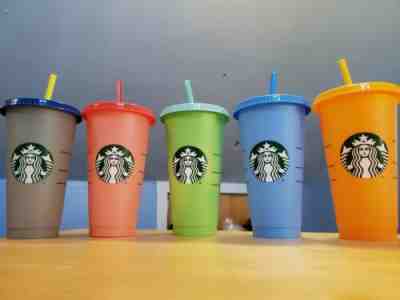 Starbucks Color Changing Cups (Rare) (Limited production) - Sold on eBay Jun, 10th 2019 for $60.00