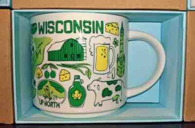 STARBUCKS BEEN THERE SERIES MUG WISCONSIN JUST RELEASED NIB! FREE SHIPPING - Sold on eBay Jun, 10th 2019 for $23.95