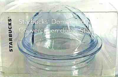 Starbucks Clear Faceted Domed Lid New in Package  - Sold on eBay Jun, 10th 2019 for $21.90