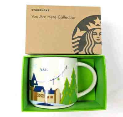 Starbucks Vail Coffee 2016 YAH Mug Colorado You Are Here Collection 14oz Box Ski - Sold on eBay Jun, 10th 2019 for $29.88
