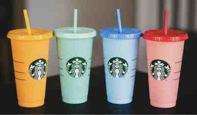 STARBUCKS REUSABLE COLOR CHANGING COLD CUPS 24oz SUMMER 2019 SINGLE One Cup - Sold on eBay Jun, 10th 2019 for $23.99
