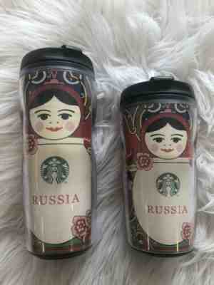 Starbucks Icon tumblers (Russia) - 2 Nesting Dolls - Sold on eBay Jun, 10th 2019 for $20.00