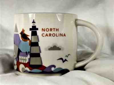 North Carolina Starbucks You Are Here Collection YAH 2015 Coffee Mug 14oz NC USA - Sold on eBay Jun, 10th 2019 for $17.99