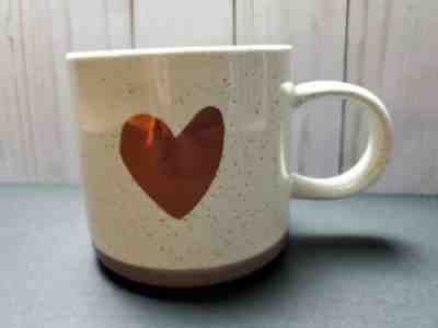 Starbucks 2017 Speckled Mug w/Rose Gold Heart Coffee/Tea 12 oz. Mug - Sold on eBay Jun, 10th 2019 for $19.95
