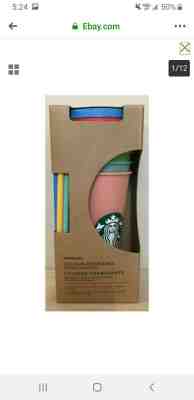 Starbucks Color Changing Cold Cups 5 Pack Summer 2019 24oz   - Sold on eBay Jun, 10th 2019 for $61.00