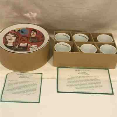 Starbucks 12 Piece Demitasse Coffee Cups & Plates - 2005 Leadership Conference  - Sold on eBay Jun, 10th 2019 for $34.99