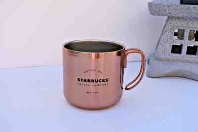 STARBUCKS Seattle Stainless Steel Camping Mug Silver 12 fl oz 2016  V1 - Sold on eBay Jun, 10th 2019 for $22.00