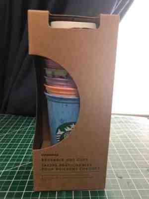 Starbucks Marble Reusable Hot Cups 6 Variety Colors Drink Cup New - Sold on eBay Jun, 9th 2019 for $15.00