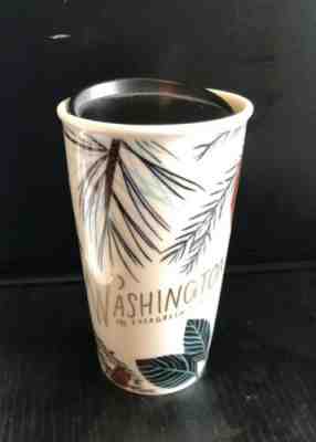 Starbucks 2017 Washington State Ceramic Traveler Cup Tumbler - Sold on eBay Jun, 9th 2019 for $35.99