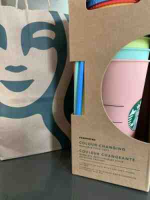 Starbucks Color Changing Tumblers 24oz Set Of 5 - Sold on eBay Jun, 9th 2019 for $55.00