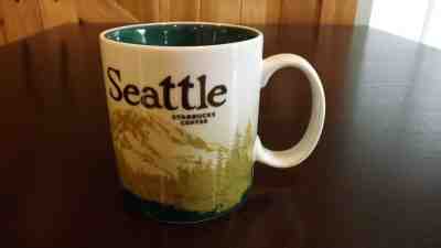 STARBUCKS 2008 COLLECTORS SERIES SEATTLE MT. RAINIER MUG - Sold on eBay Jun, 9th 2019 for $48.00
