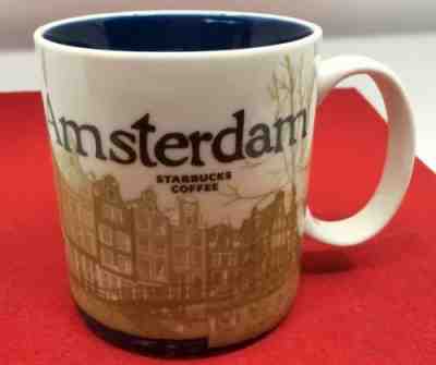 AMSTERDAM Netherlands Starbucks Global Icon Coffee/Tea 16-Oz. Mug Cup - Sold on eBay Jun, 9th 2019 for $26.99