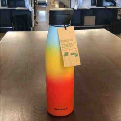 Summer 2019 RAINBOW Starbucks Magnetic Stainless Steel Bottle 20oz Vacuum Sealed - Sold on eBay Jun, 9th 2019 for $28.99