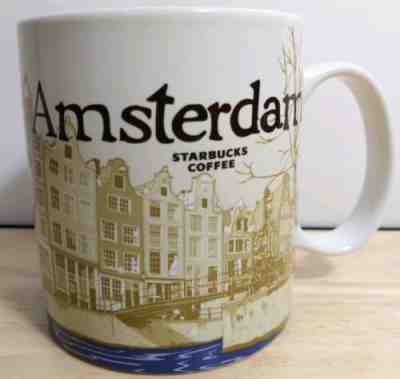 Starbucks Coffee Mug Amsterdam Global Idol City Collector Series 16 oz 2015 - Sold on eBay Jun, 9th 2019 for $26.00