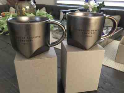 Starbucks Reserve Roastery two MUGS set from Seattle~ 12 OZ x 2 Mugs - Sold on eBay Jun, 9th 2019 for $49.00