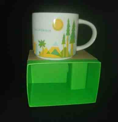Starbucks California You Are Here YAH Mug Cup In Box MIT with SKU 14oz - Sold on eBay Jun, 9th 2019 for $16.24