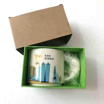 Starbucks NEW You Are Here Collection San Diego California 14oz Coffee Cup Mug  - Sold on eBay Jun, 9th 2019 for $22.99