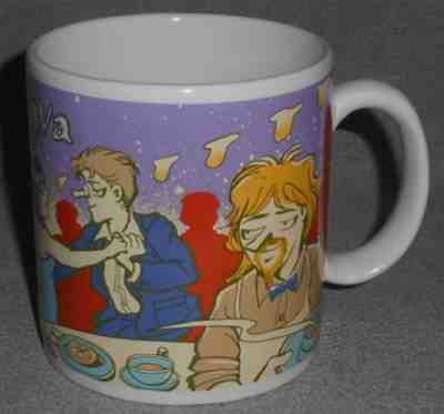 1999 Starbucks DOONESBURY - TRUDEAU Tour de Java Cafe Buzz 20 oz MUG  - Sold on eBay Jun, 9th 2019 for $23.99