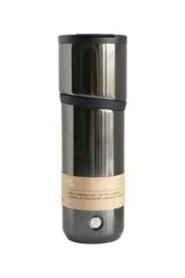 Starbucks Travel Vacuum Insulated Thermos/Tumbler Stainless Steel 16oz Gray/Blk - Sold on eBay Jun, 9th 2019 for $36.50