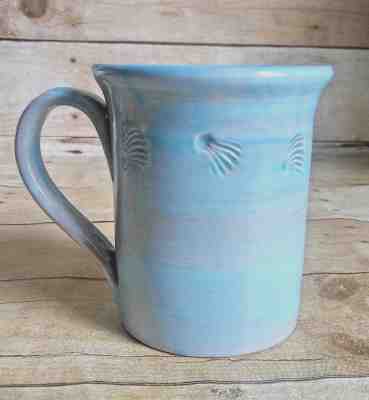 Starbucks Hand Painted Coffee Mug Shell Imprint Made In Italy Rare Collectable - Sold on eBay Jun, 9th 2019 for $17.99