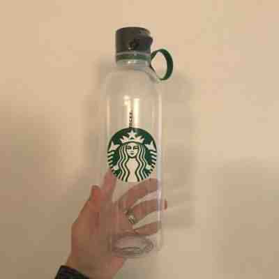 *HTF* Starbucks 2019 Plastic Water Bottle With Logo - Sold on eBay Jun, 9th 2019 for $19.99