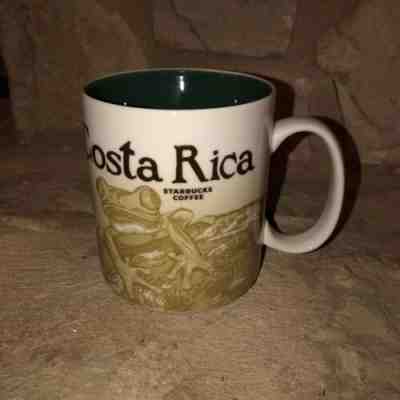 Costa Rica Starbucks Coffee Mug Collectible Global Icon Series 2013 16 Oz - Sold on eBay Jun, 9th 2019 for $59.99