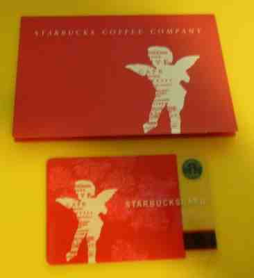 RARE STARBUCKS VHTF Orig 2002 U.S.A. VALENTINES DAY CUPID Card w/Orig Sleeve *NM - Sold on eBay Jun, 9th 2019 for $74.89