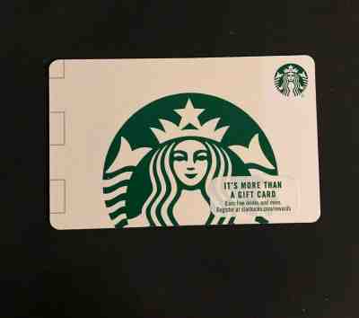Starbucks Gift Card $120 - Sold on eBay Jun, 9th 2019 for $91.00
