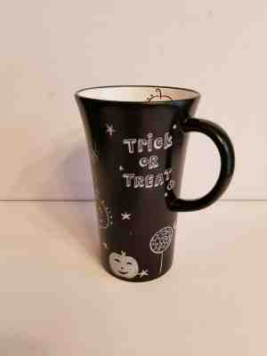 Starbucks Halloween Trick or Treat 6" Black 14 oz Mug Cup 2007 - Sold on eBay Jun, 9th 2019 for $24.99