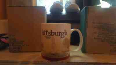Starbucks 2010 Collector Series Pittsburgh City Mug 16 oz Coffee Cup EUC - Sold on eBay Jun, 9th 2019 for $24.99