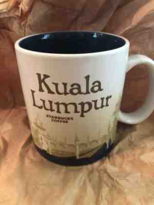 STARBUCKS Coffee Mug 16oz Global Icon City Collector KUALA LUMPUR V2 NEW w/ SKU