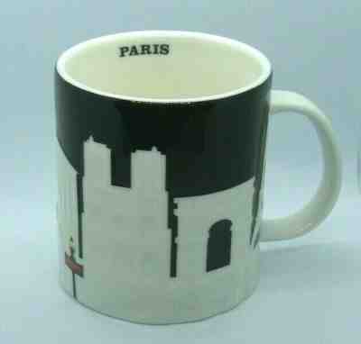 New Starbucks Coffee Mug Relief City Collection PARIS France 16 oz - Sold on eBay Jun, 9th 2019 for $55.00