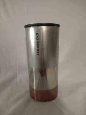 Rare Starbucks 2012 Stainless Steel Brushed, Raw, and Copper Toned 8oz  - Sold on eBay Jun, 9th 2019 for $29.99