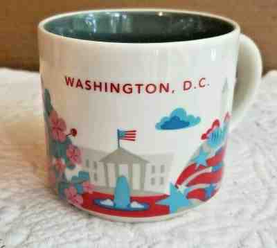 STARBUCKS WASHINGTON DC YOU ARE HERE COFFEE MUG CUP 14 OZ. COLLECTION  - Sold on eBay Jun, 9th 2019 for $19.95