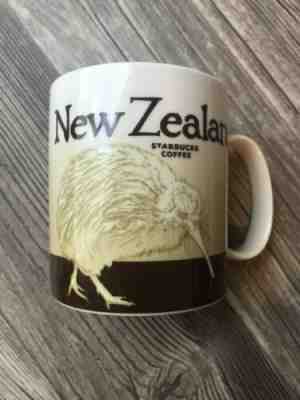 Starbucks New Zealand Icon Mug 2015 Aotearoa 16 oz Brown Kiwi Excellent - Sold on eBay Jun, 9th 2019 for $30.00