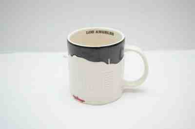 Starbucks Collector Series 3D Black Relief Mug White LA Los Angeles 2012 - Sold on eBay Jun, 9th 2019 for $20.97