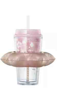 STARBUCKS KOREA 2019 Cherry Blossom Floating Cold Cup 473ml Limited Edition - Sold on eBay Jun, 9th 2019 for $28.75