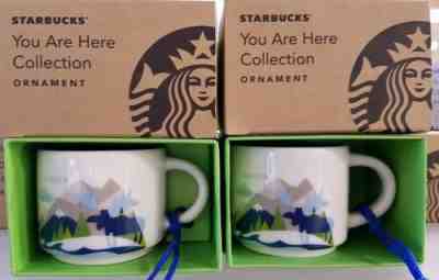 NEW Starbucks Alaska You are Here YAH 2oz Mini Collector Mug Ornament Pick 1 / 2 - Sold on eBay Jun, 8th 2019 for $22.99