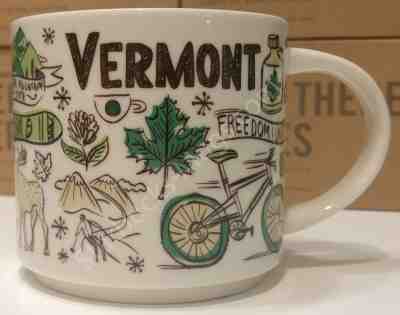 Starbucks Vermont Been There Series Coffee Mug NIB 14 Ounce - Sold on eBay Jun, 8th 2019 for $24.89