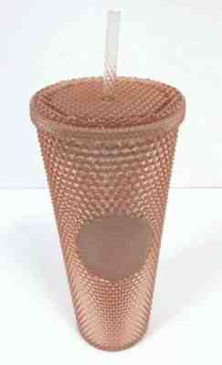 Starbucks 2019 Rose Gold Pink Radiant Sparkling Jeweled Jewel Venti 24oz Tumbler - Sold on eBay Jun, 8th 2019 for $30.00