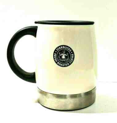Starbucks 2006 Ceramic Coffee Mug Cup w/ Lid 14oz  - Sold on eBay Jun, 8th 2019 for $22.00